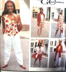 7181 VEST-TOP,SS-LS JACKET,HI WST PANTS,SHORTS PATTERN 10-18